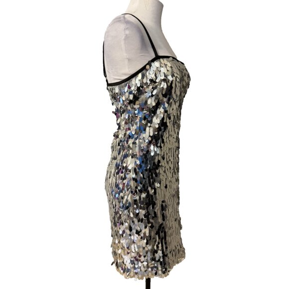 London Times Sequin Dress 6 Stretch Dancing Wedding Party Cruise Holiday NEW - Picture 5 of 11
